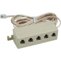 Fanton 22222 - regleta telefónica con cable de 2m