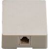 Fanton 22250 - mounted telephone socket plug 6/4 lowered