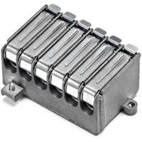 Fracarro 220805 - Divisor de TV de 5 salidas con bloque de terminales PP05