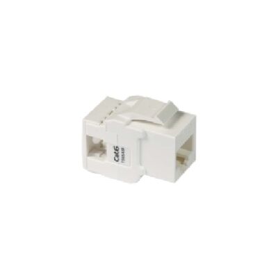 Toma UTP RJ45 Cat.6 blanca KEYSTONE