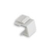 White RJ45 socket cover Keystone cap