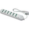 Fanton 41040 - multi-socket with 6 P17/11 sockets and S17 plug white