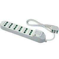 Fanton 41043 - multi-socket with 6 P17/11 sockets and S17 plug white
