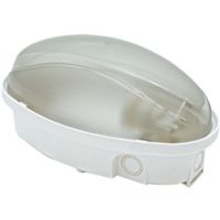 Fanton 62720 - plafonnier ovale 60W E27 blanc