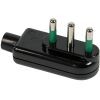 Fanton 80031 - enchufe cuadrado pequeño negro