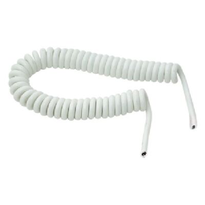 5 m extensible cable. 3x1 white