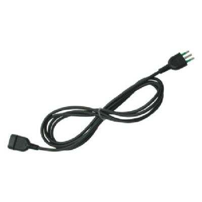Linear extension cord 10A 5 m black