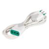 Linear extension cord 16A 5 m white