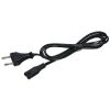 2-pole to Italian power cable 1.5 m black