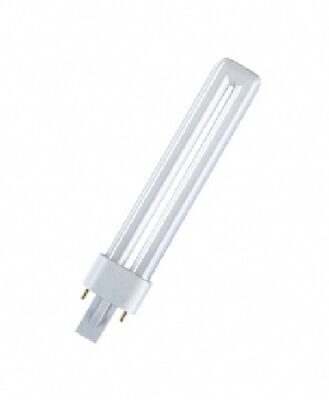Lámpara fluorescente compacta G23 09W 4000k DULUX S
