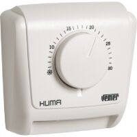 Thermostat d'ambiance mural blanc KLIMA 2