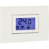 Thermostat d'ambiance encastrable blanc AROS