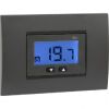 Thermostat d'ambiance noir encastrable LCD Keo-A