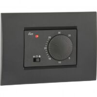 Thermostat d'ambiance encastrable KEO-A anthracite