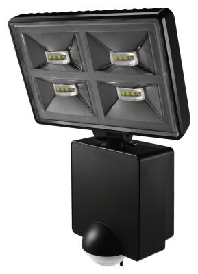 Proyector LED de 32W con sensor de movimiento Luxa negro