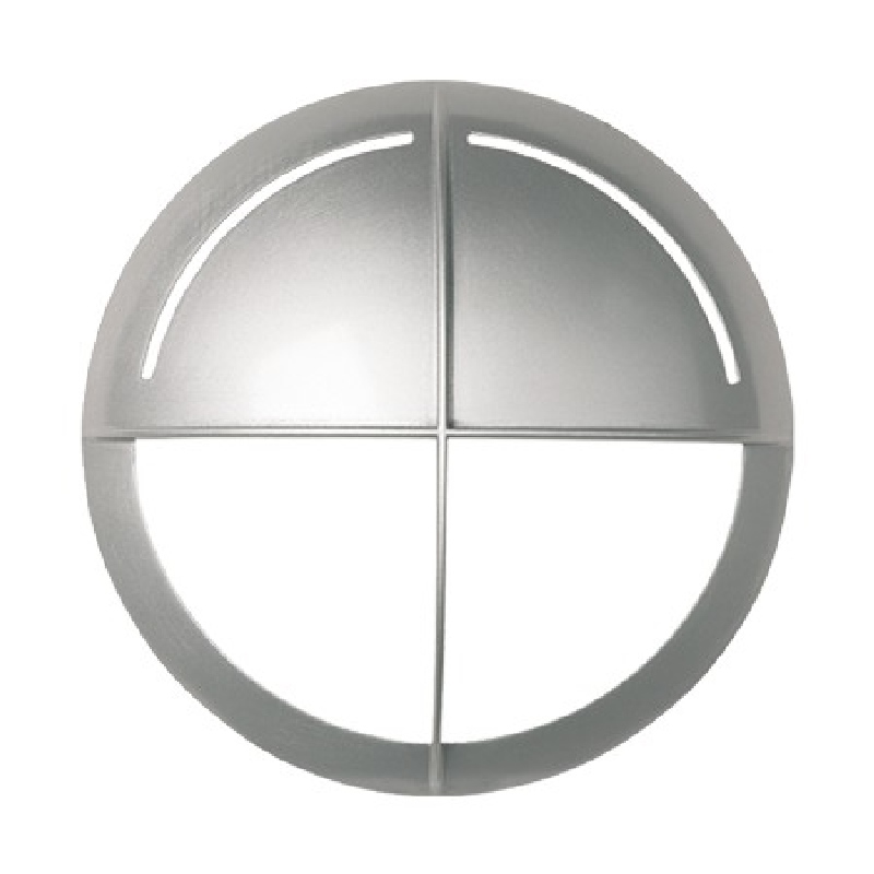 Goccia 2214NE - Plafonnier masque rond noir nervuré JACK