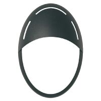 JACK ceiling light with silver oval visor mask