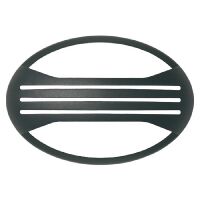 JACK mask ceiling light with black oval slits
