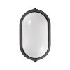 MARINA small oval ceiling light 60W graphite