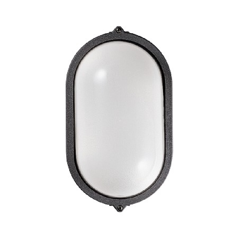 MARINA large oval ceiling light 100W graphite