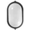 MARINA grand plafonnier ovale 100W graphite