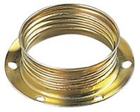 E14 yellow galvanized metal lampshade ring