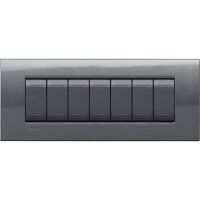 LivingLight - Metals Quadra 7-place steel metal plate