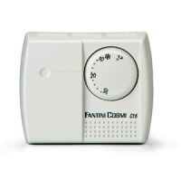 C16 white wall room thermostat