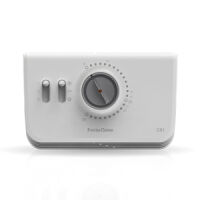 C61 white wall-mounted room thermostat