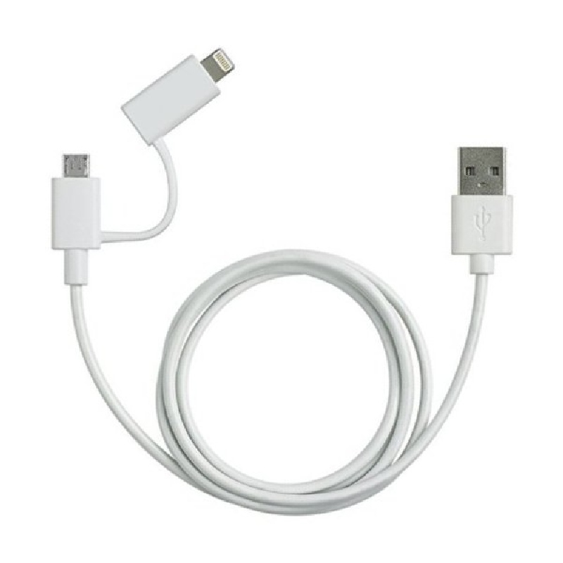 Cable de alimentación y datos USB 2 en 1