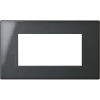 BTicino HW4804HS Axolute Air - anthracite 4-module cover plate