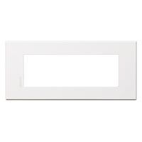 BTicino HW4806AW Axolute Air - placa blanca mate 6 módulos