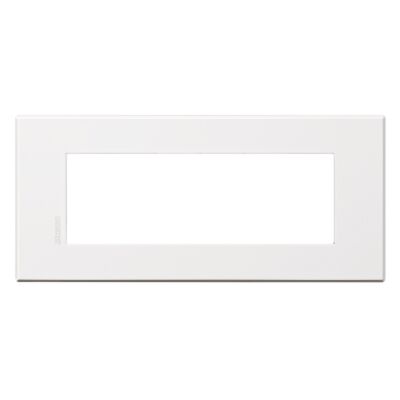 BTicino HW4806AW Axolute Air - placa blanca mate 6 módulos