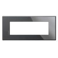 BTicino HW4806HS Axolute Air - plaque de recouvrement anthracite 6 modules