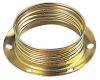 Shade-holder ring for E14 brass lamphld
