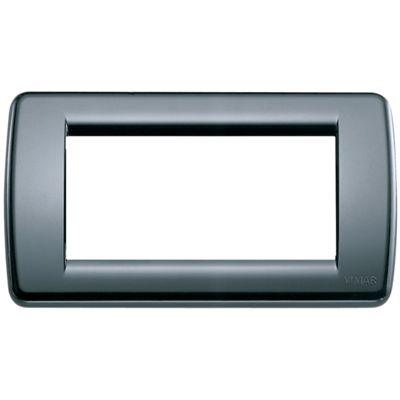 Idea - Rondò plate in graphite gray technopolymer 4 places
