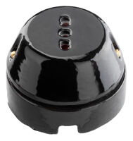 Noir - grip bivalent en porcelaine noire