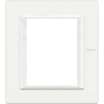 BTicino HA4826HD Axolute - Plaque axolute blanche 3+3 modules