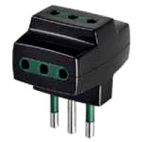 Small black multiple adapter