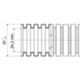 Gewiss DX15032R - corrugated tube 32 mm black FK15
