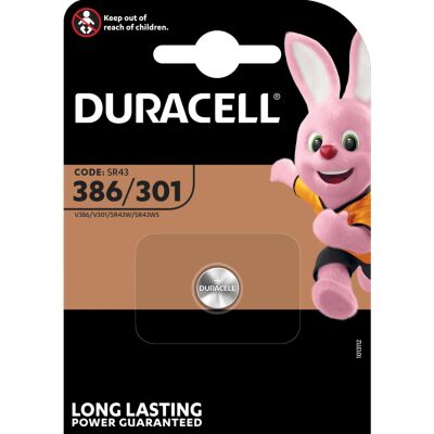 Duracell D386/301 - batteria ossido di argento 386/301 1.55V