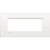 LivingLight Air - Assiette monochrome en métal blanc pur 7 places