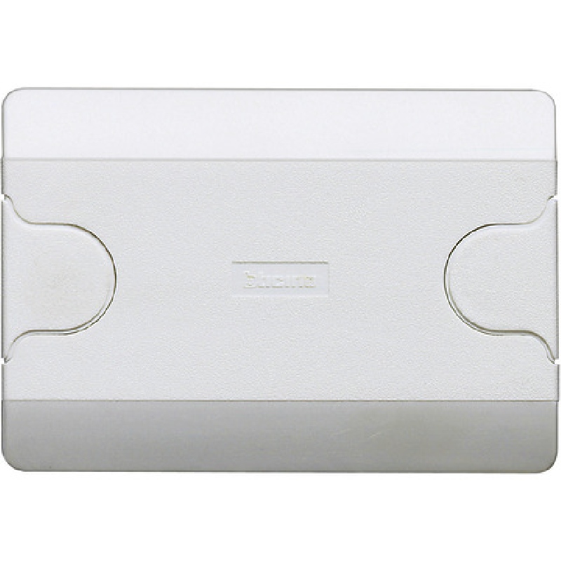 Lid for 3-seater rectangular box with screws, white