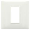 Plana - 1-place ivory technopolymer plate