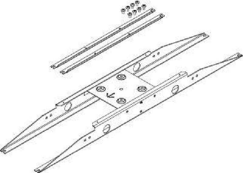 Novalux 16213.99 - ceiling bracket 600/1200 THE PANEL 2