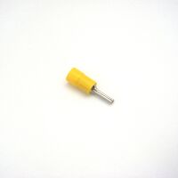 Virole ronde jaune 12 mm