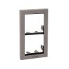2-module frame with Ikall silver frame