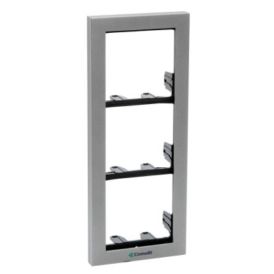 3-module frame with Ikall silver frame