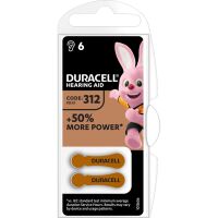 Duracell DA312 - batteria per apparecchi acustici 312 1.45V