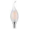 Frosted wind gust LED lamp E14 04W 230V 2700k Tecno Vintage